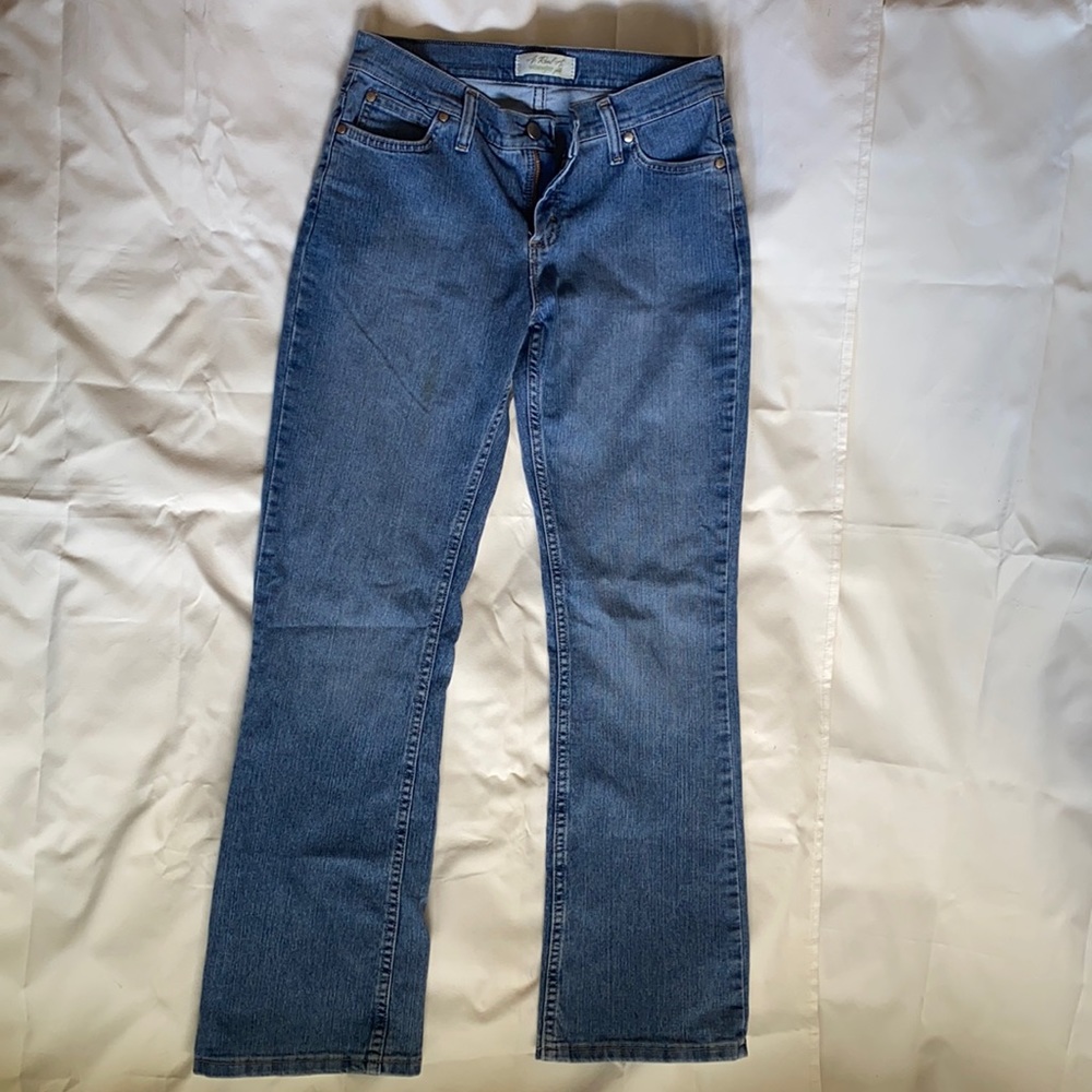 Low waist Blue straight wrangler jeans